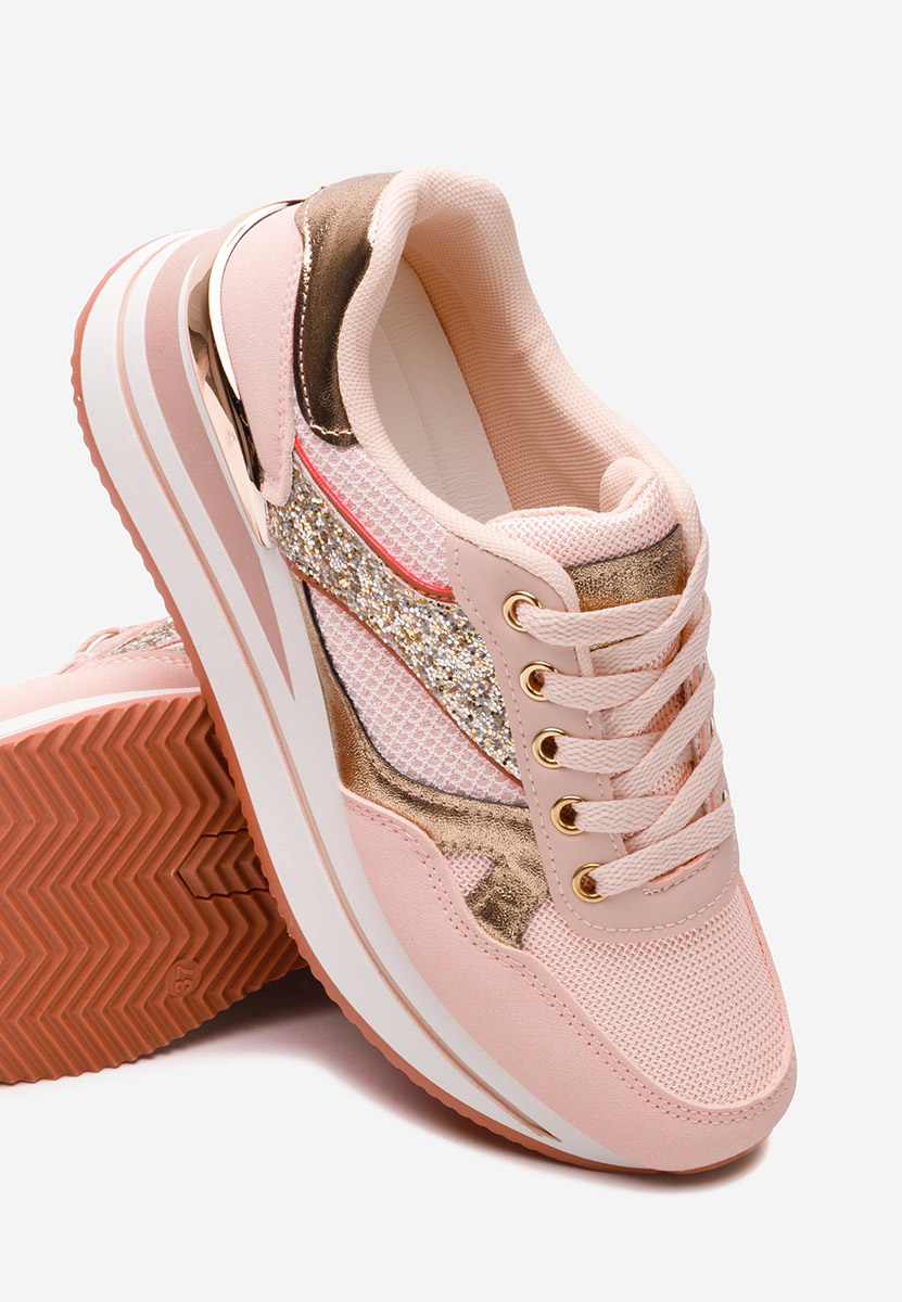 Sneakers cu platformă Camora roz
