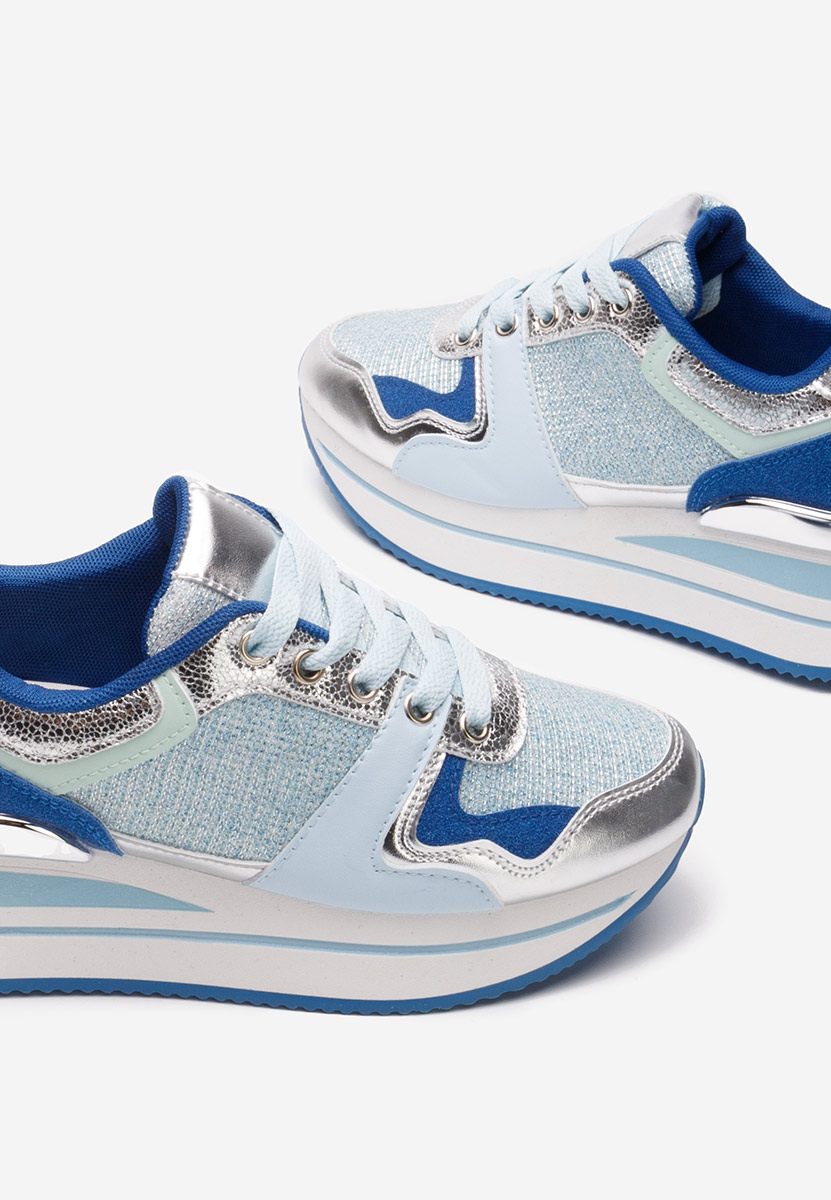 Sneakers cu platformă Daisie bleu