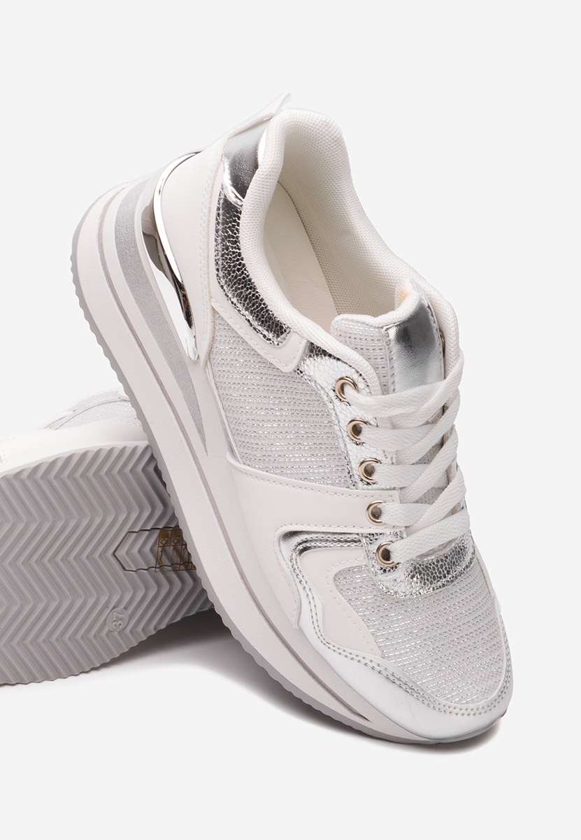 Sneakers cu platformă Daisie argintii