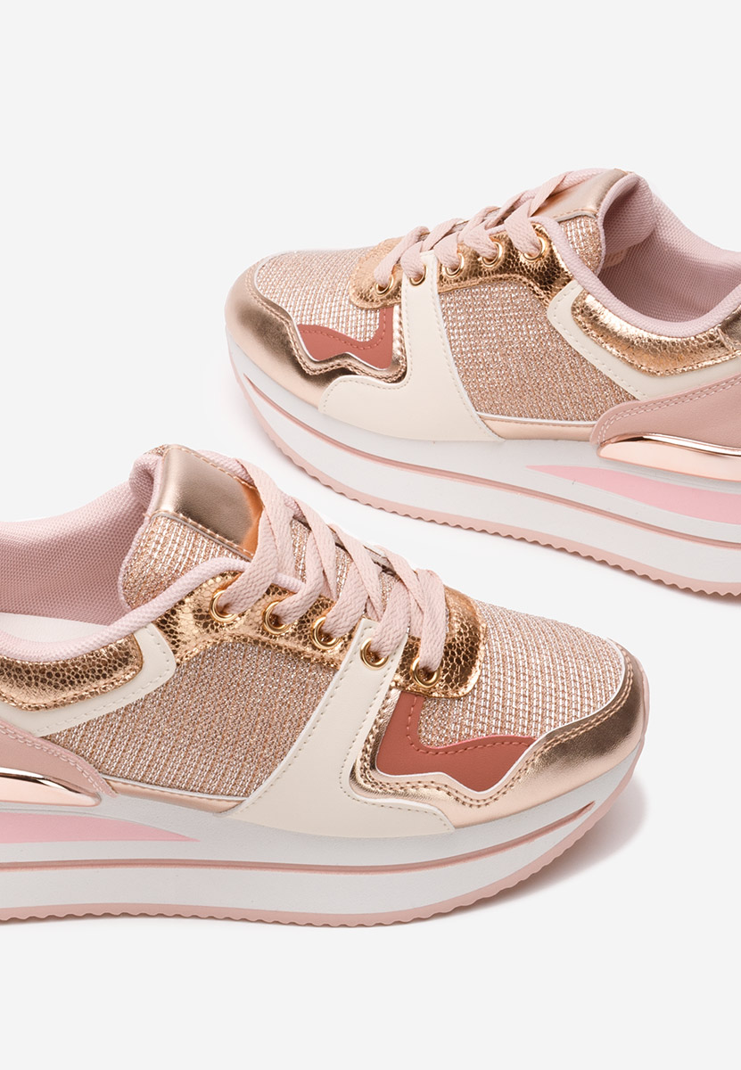 Sneakers cu platformă Daisie roz
