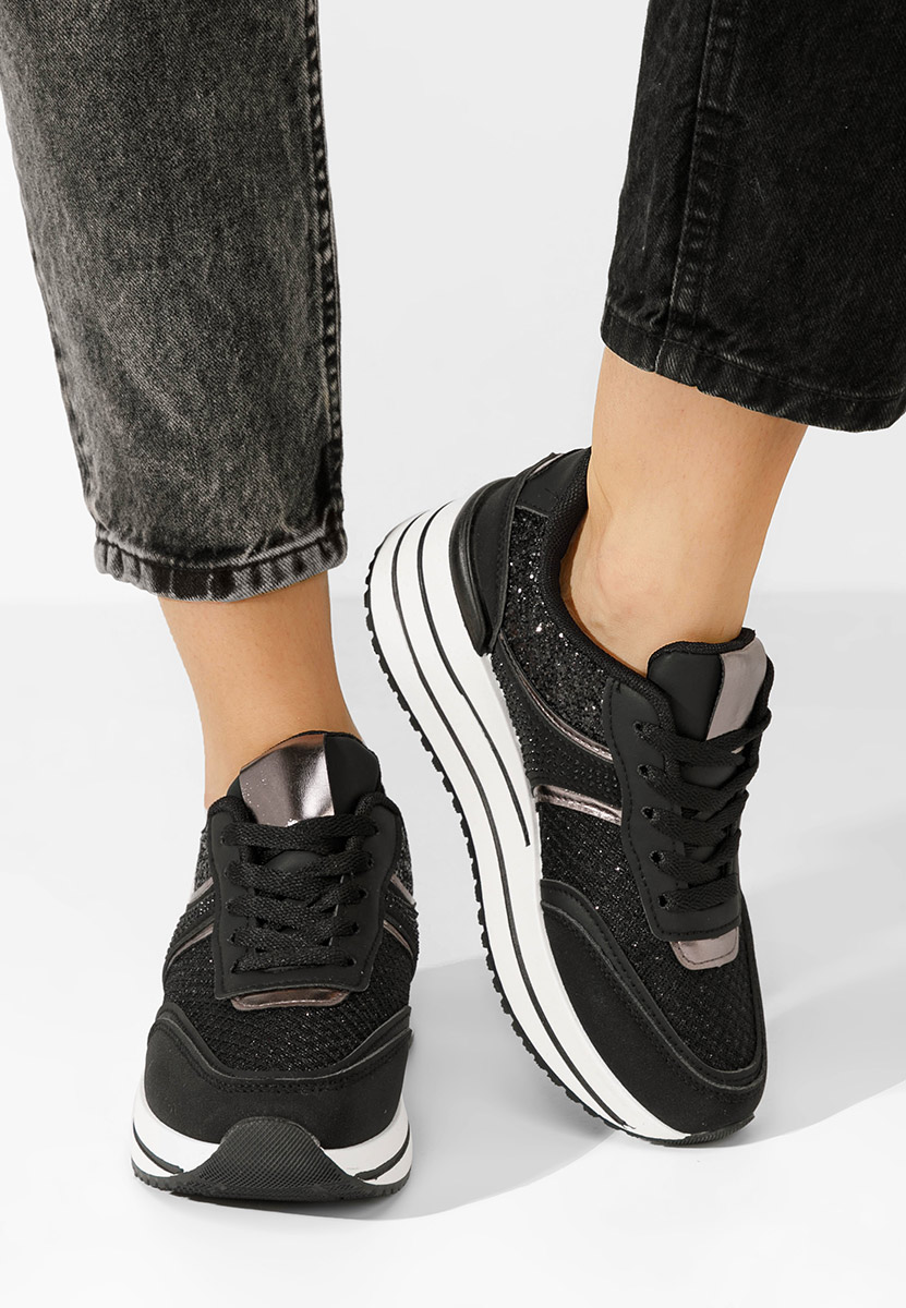 Sneakers cu platformă Enabella negri