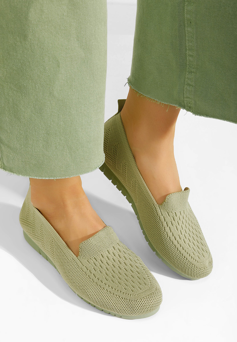 Pantofi casual damă Calianna verzi