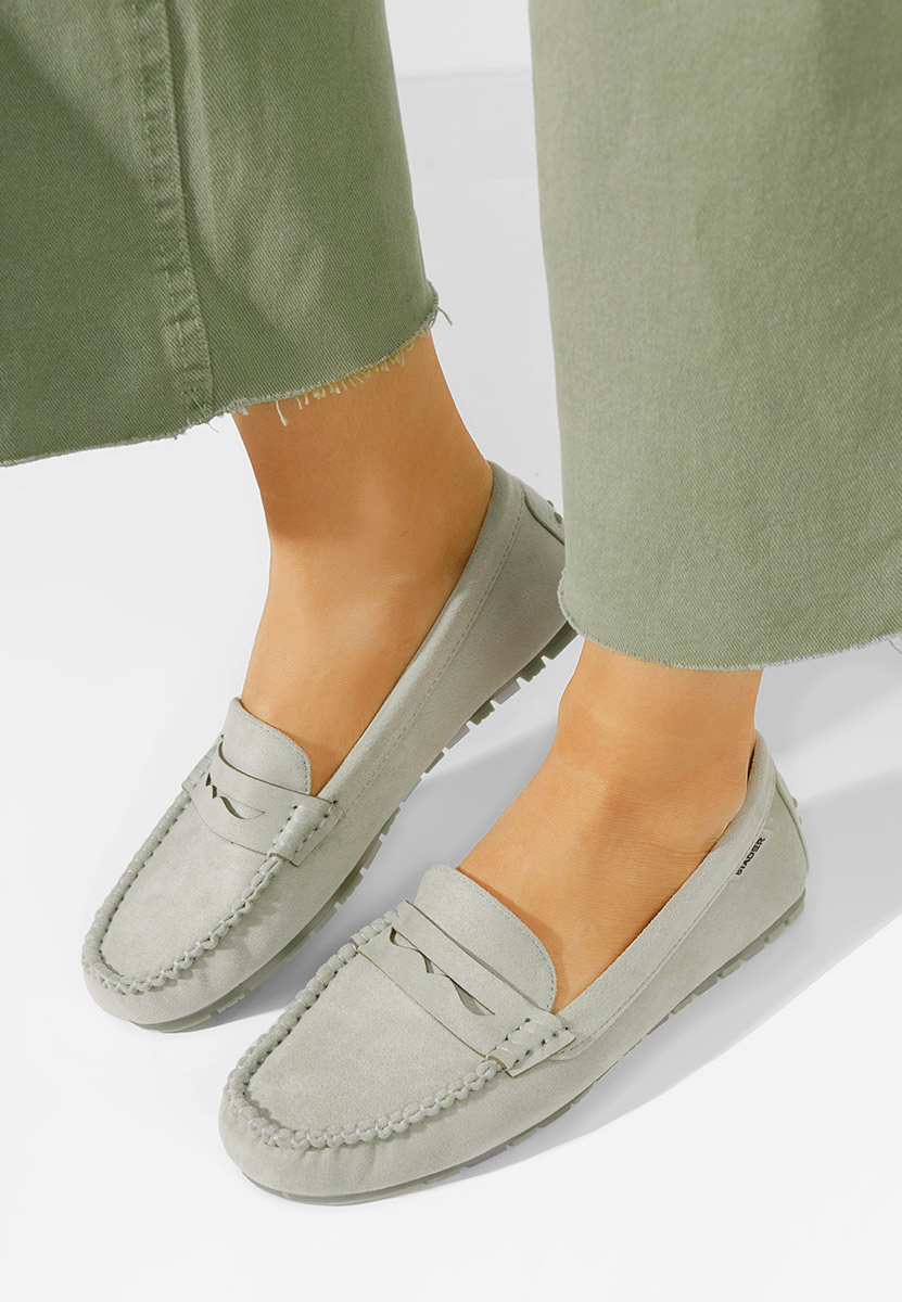Mocasini dama Luminia V2 verde