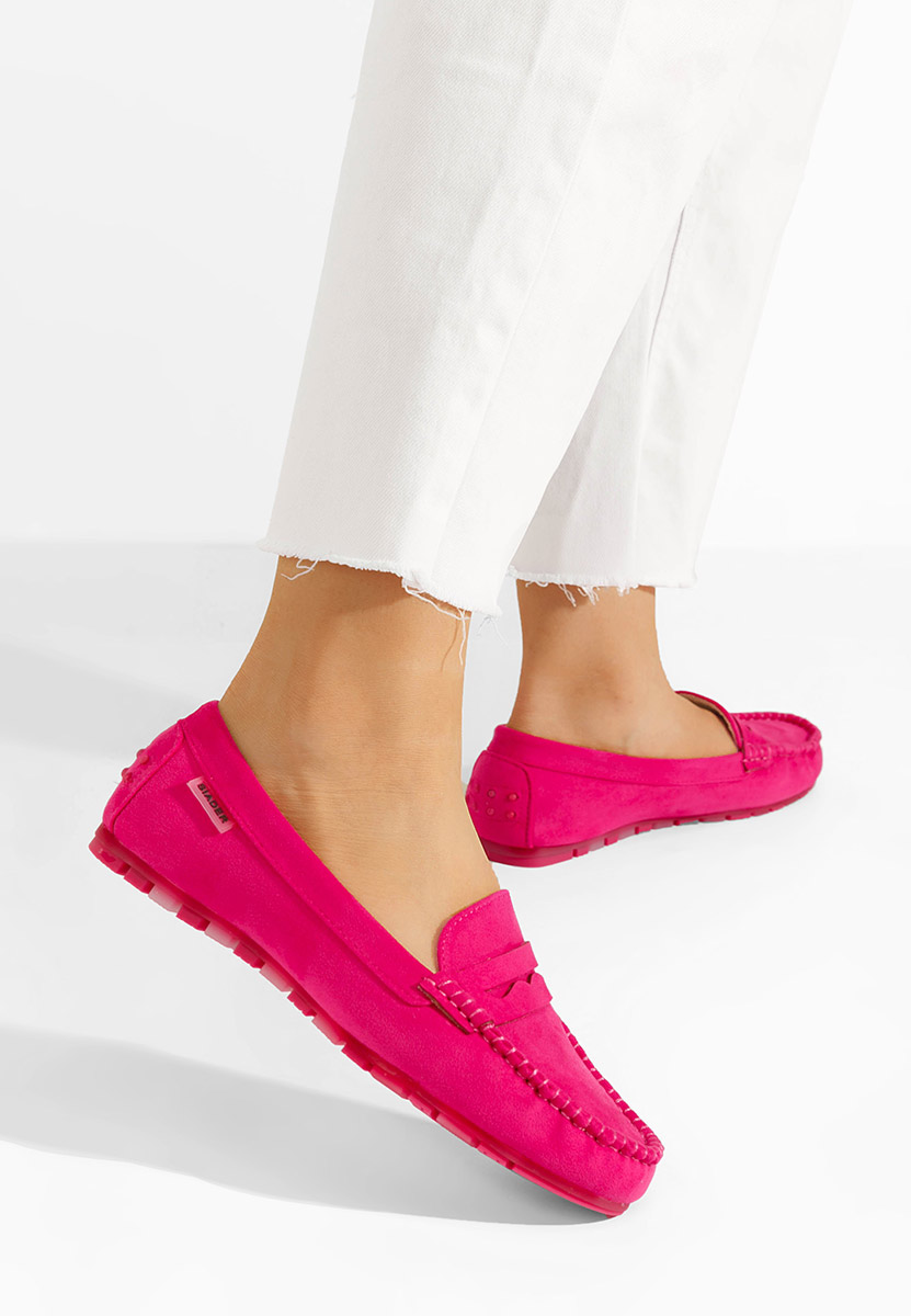 Mocasini dama Luminia V2 fucsia