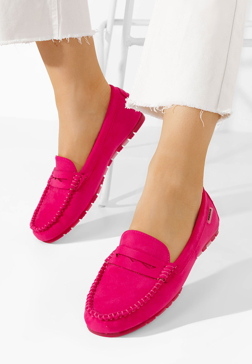 Mocasini dama Luminia V2 fucsia