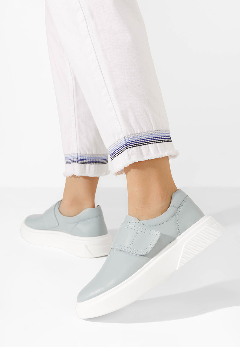 Pantofi casual dama piele Kally bleu