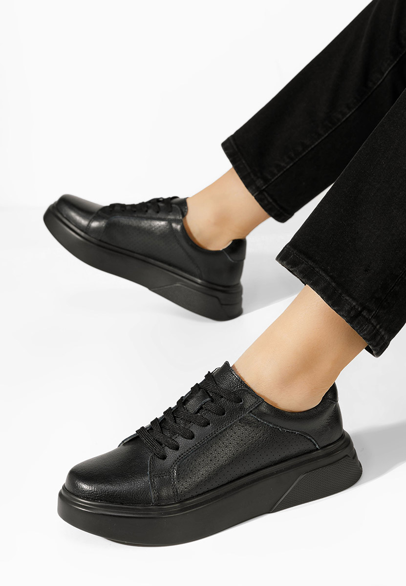 Sneakers dama piele Jenina negri