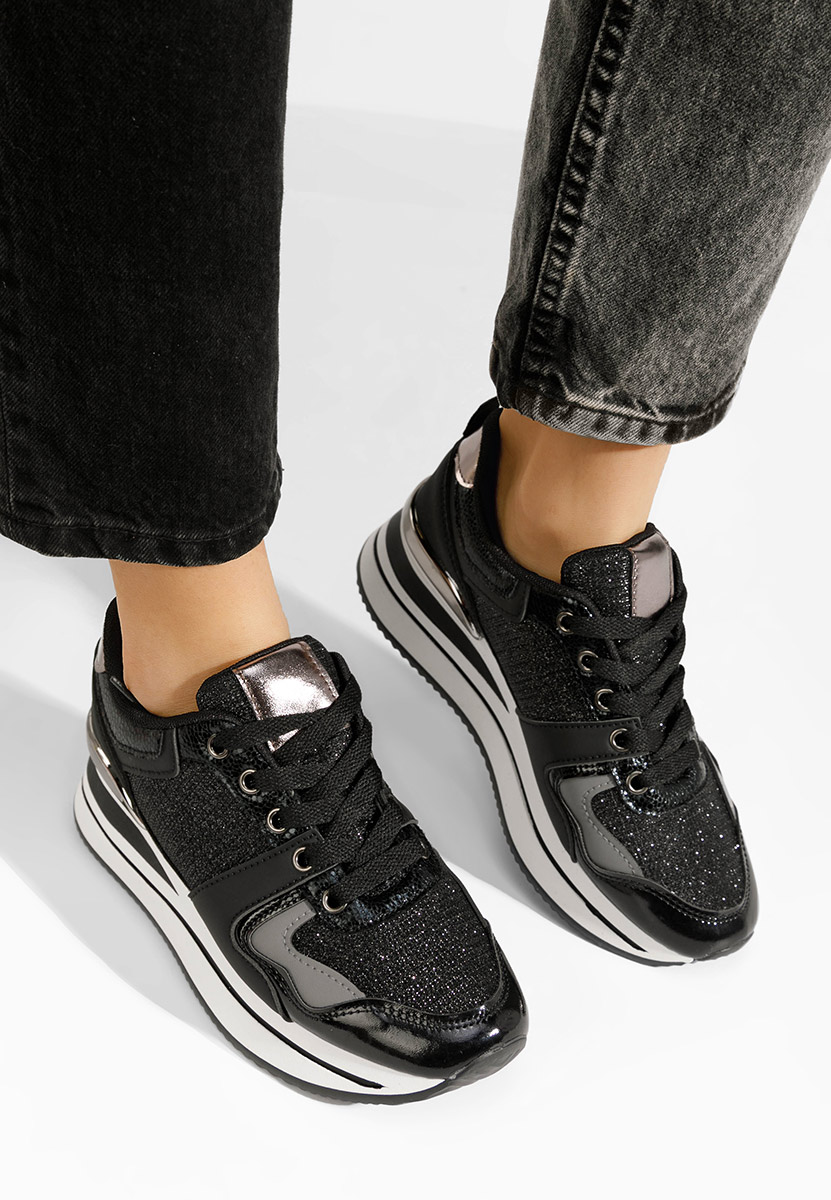 Sneakers cu platformă Daisie negri
