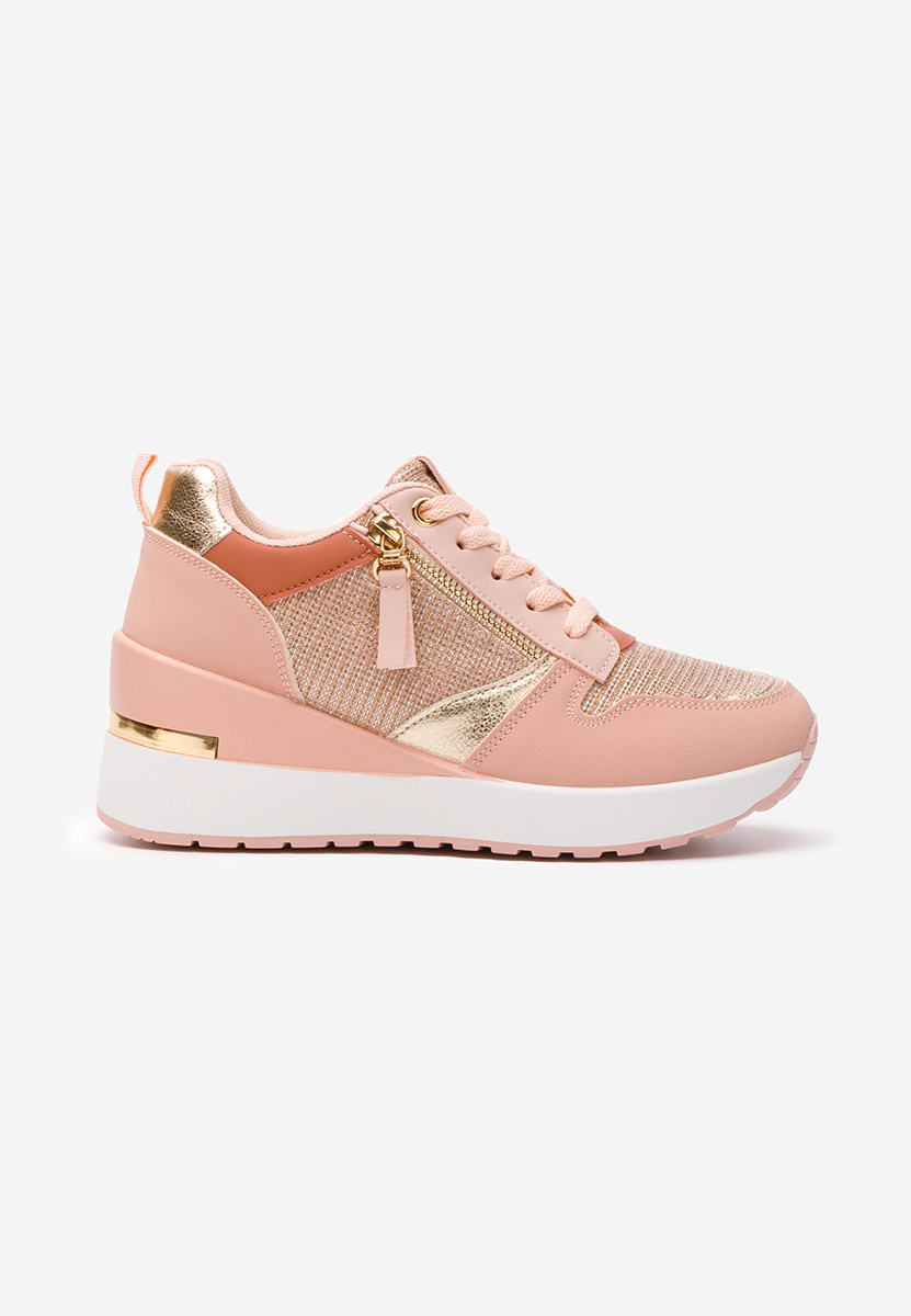 Sneakers cu platforma Zenna roz