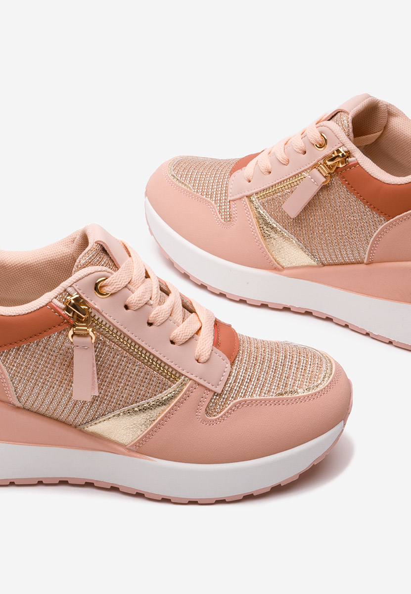 Sneakers cu platforma Zenna roz