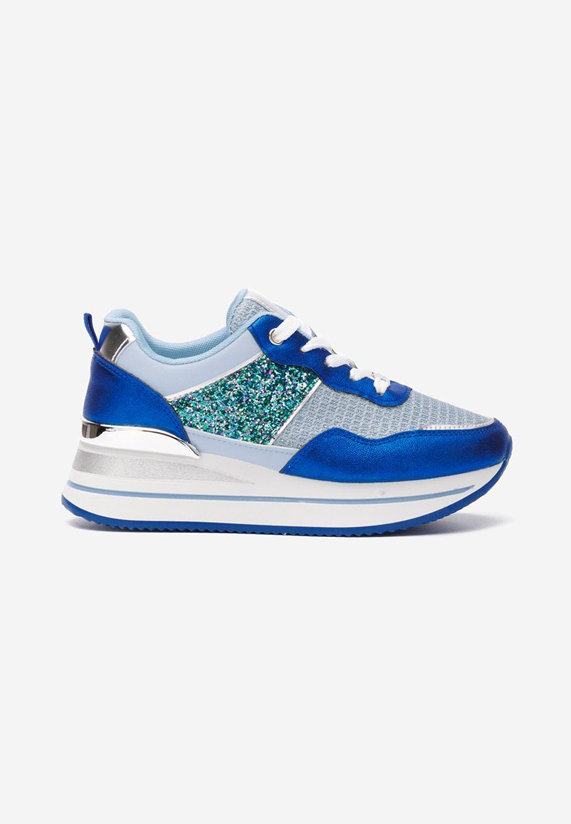 Sneakers cu platformă Hanifa albastri