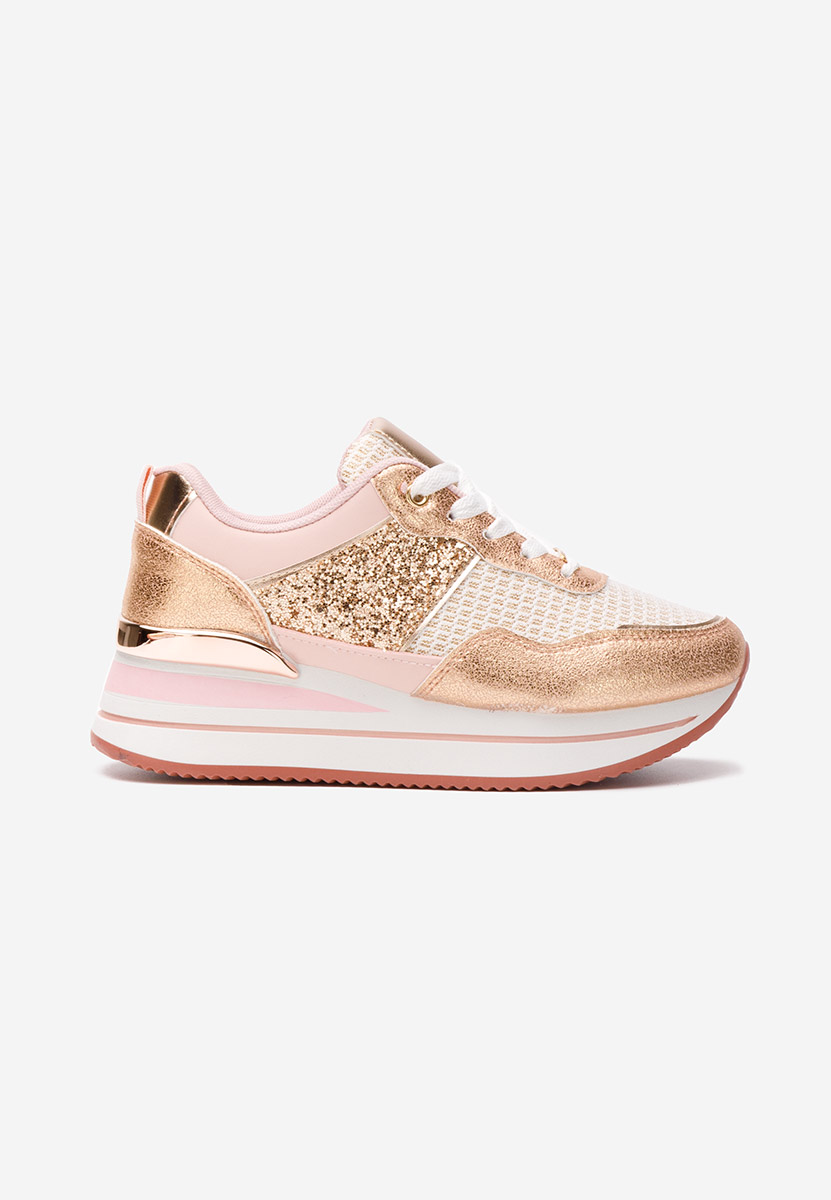 Sneakers cu platformă Hanifa roz