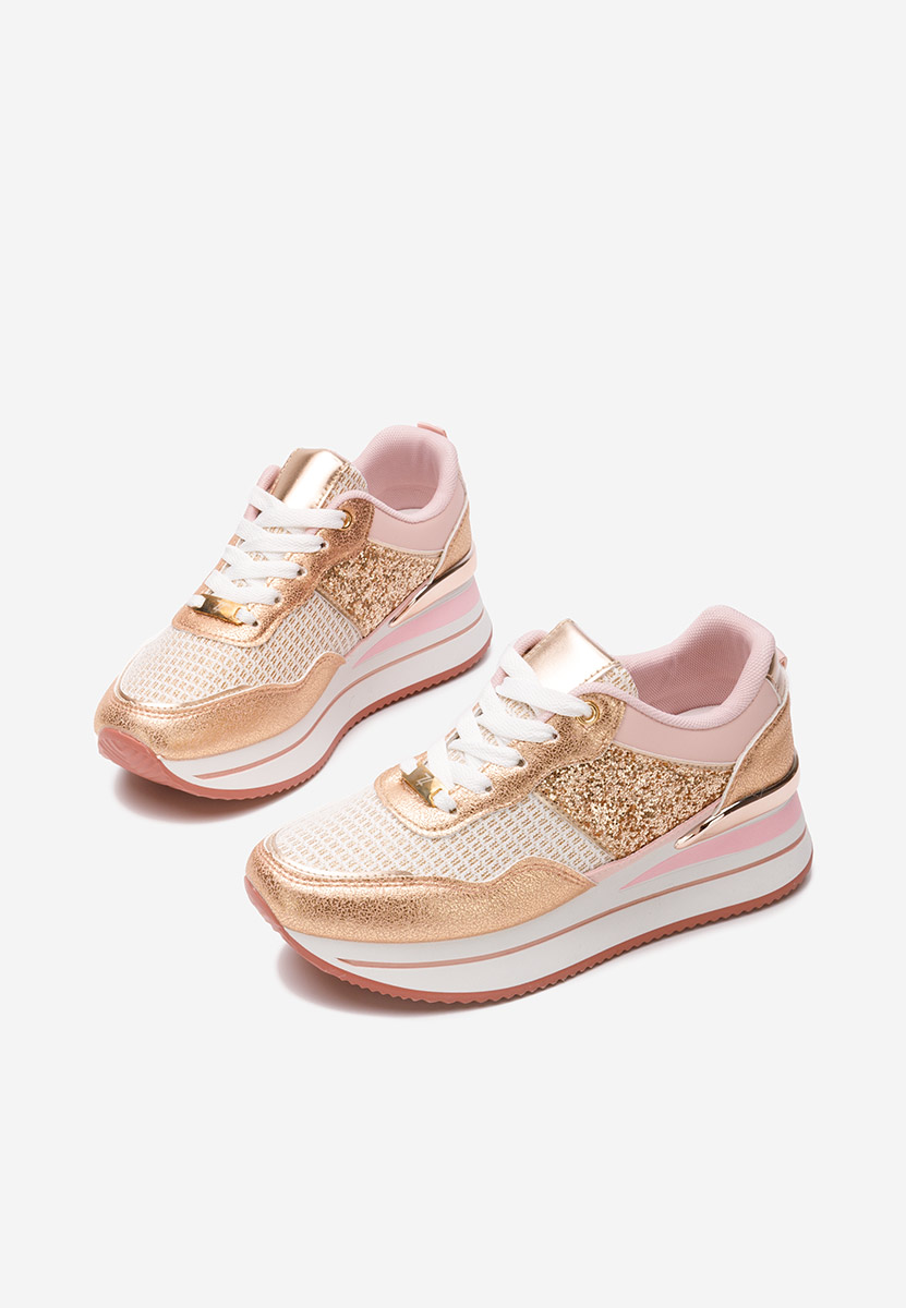 Sneakers cu platformă Hanifa roz