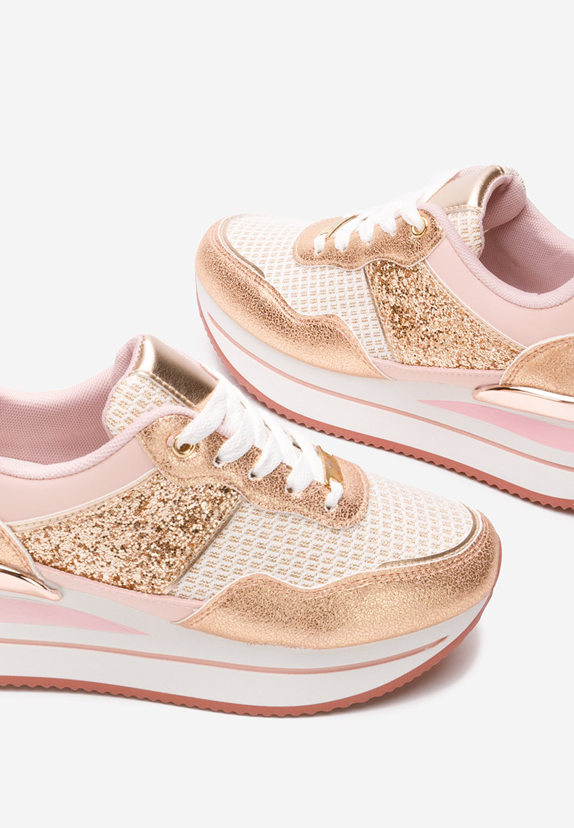 Sneakers cu platformă Hanifa roz