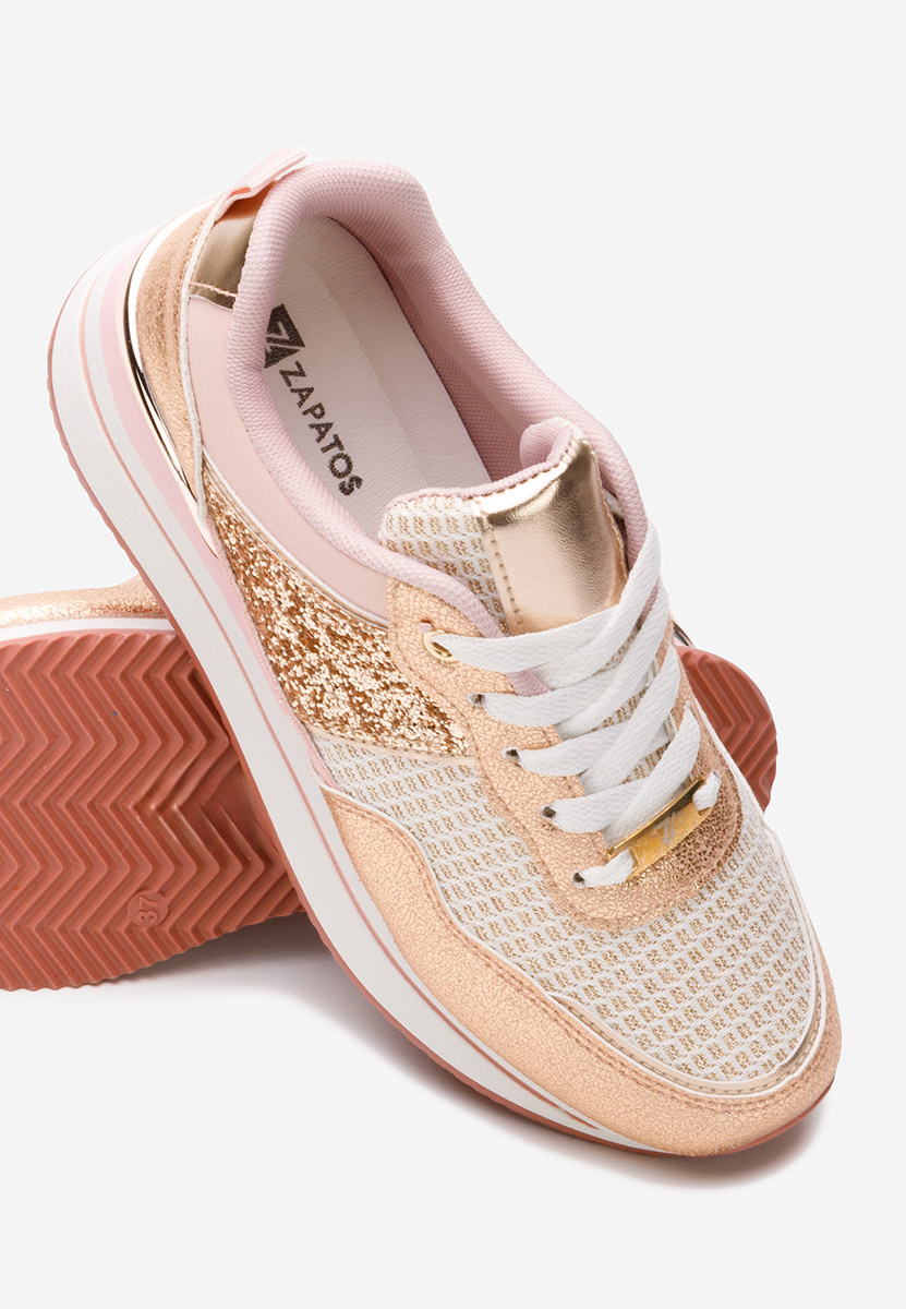 Sneakers cu platformă Hanifa roz