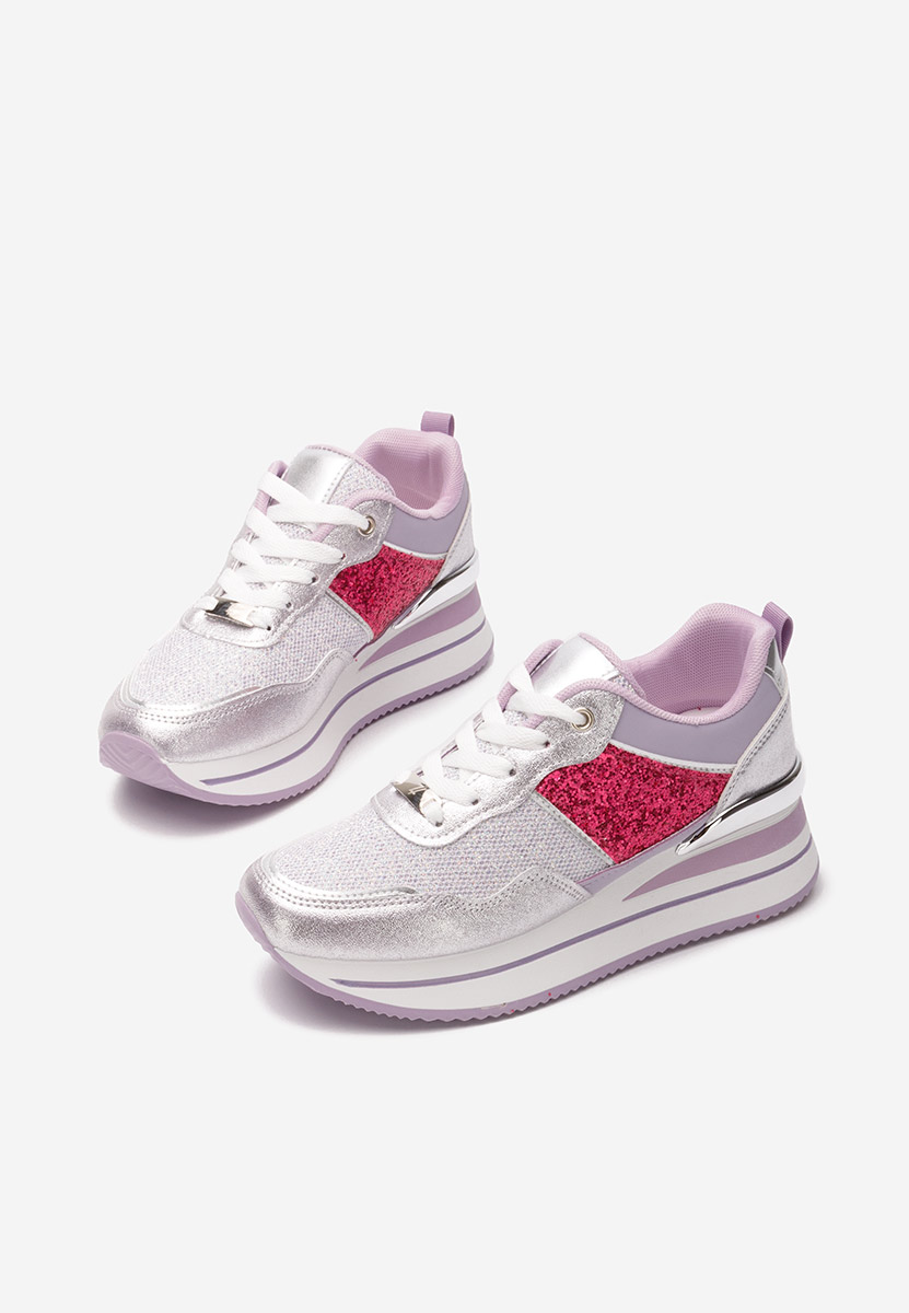 Sneakers cu platformă Hanifa mov