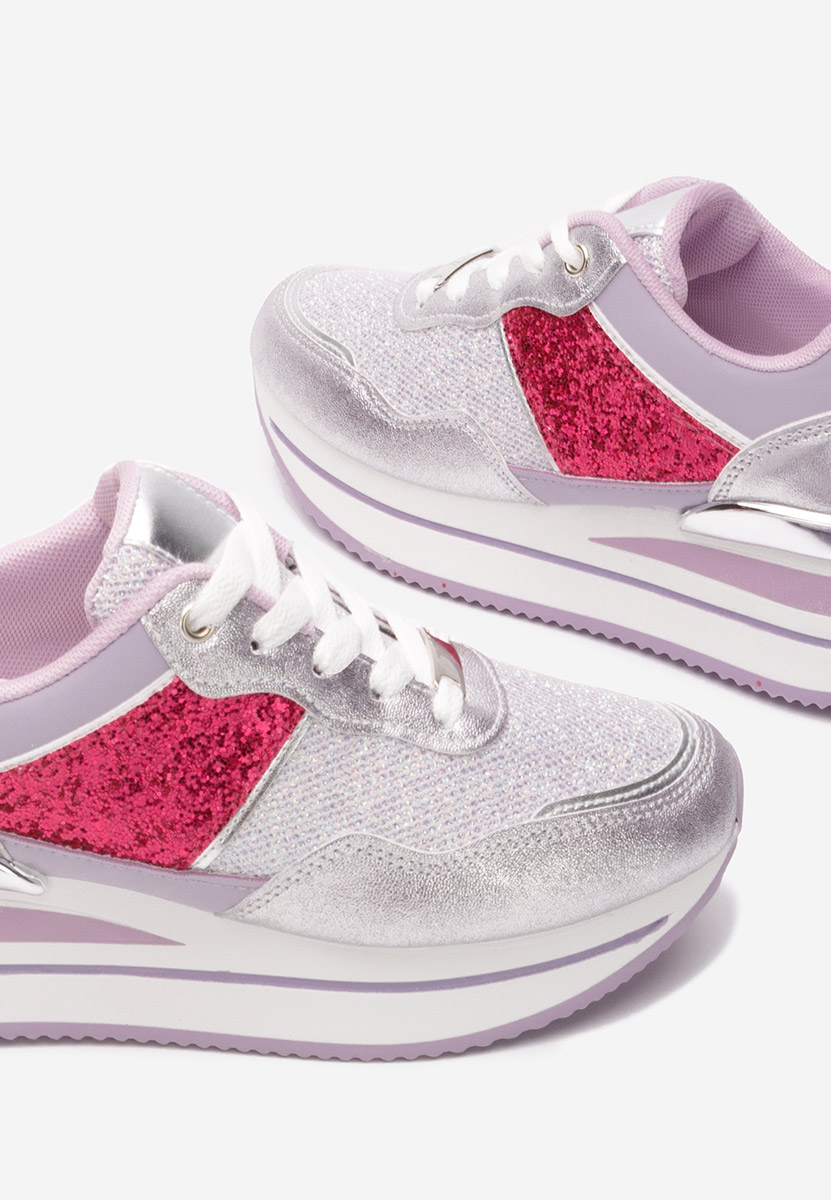 Sneakers cu platformă Hanifa mov
