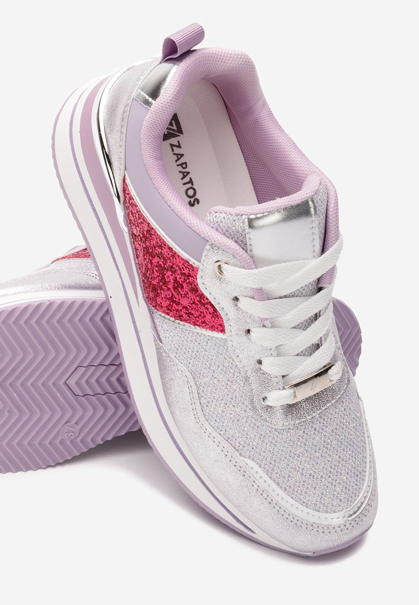 Sneakers cu platformă Hanifa mov