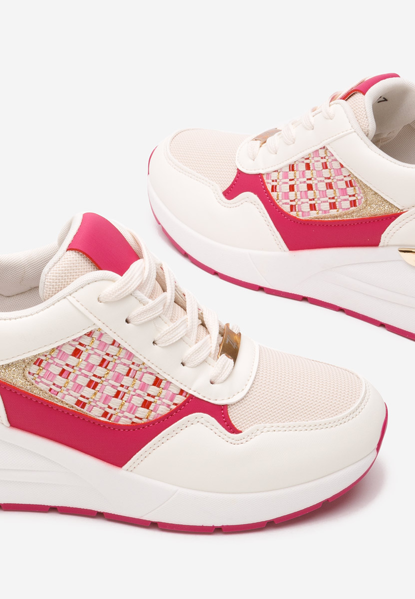 Sneakers cu platforma Brynda fucsia