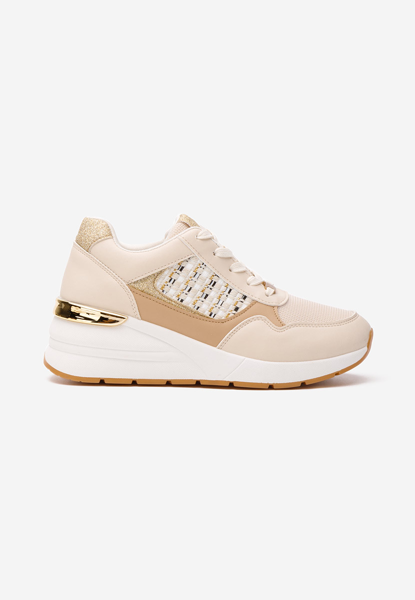 Sneakers cu platforma Brynda bej