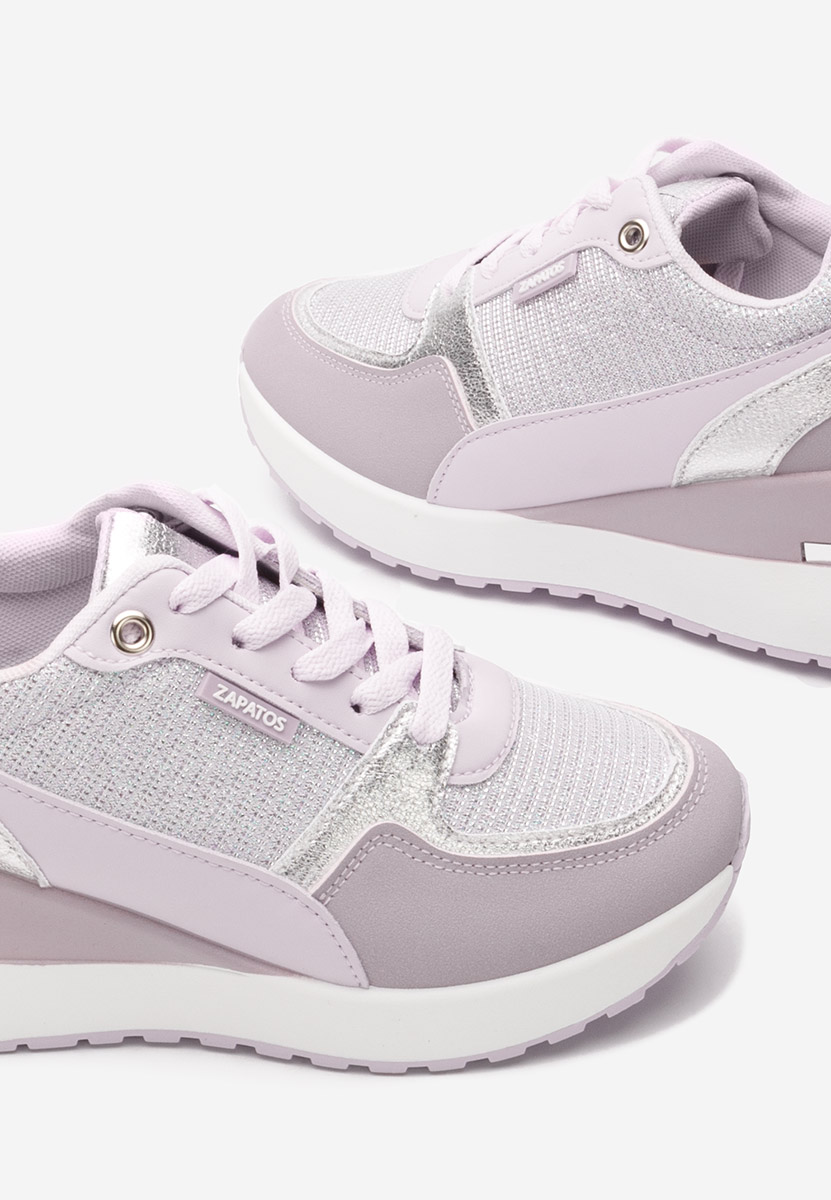 Sneakers cu platforma Zaneta lila