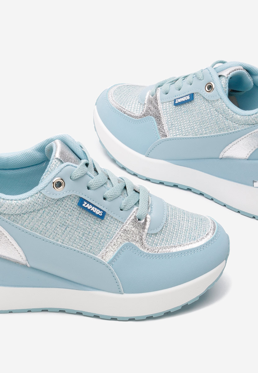 Sneakers cu platforma Zaneta bleu