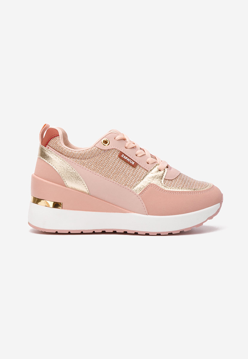Sneakers cu platforma Zaneta roz