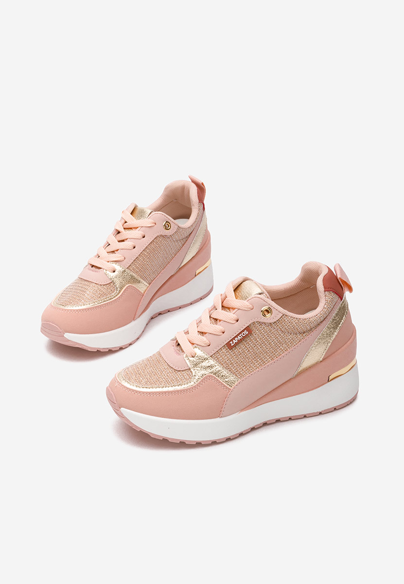 Sneakers cu platforma Zaneta roz