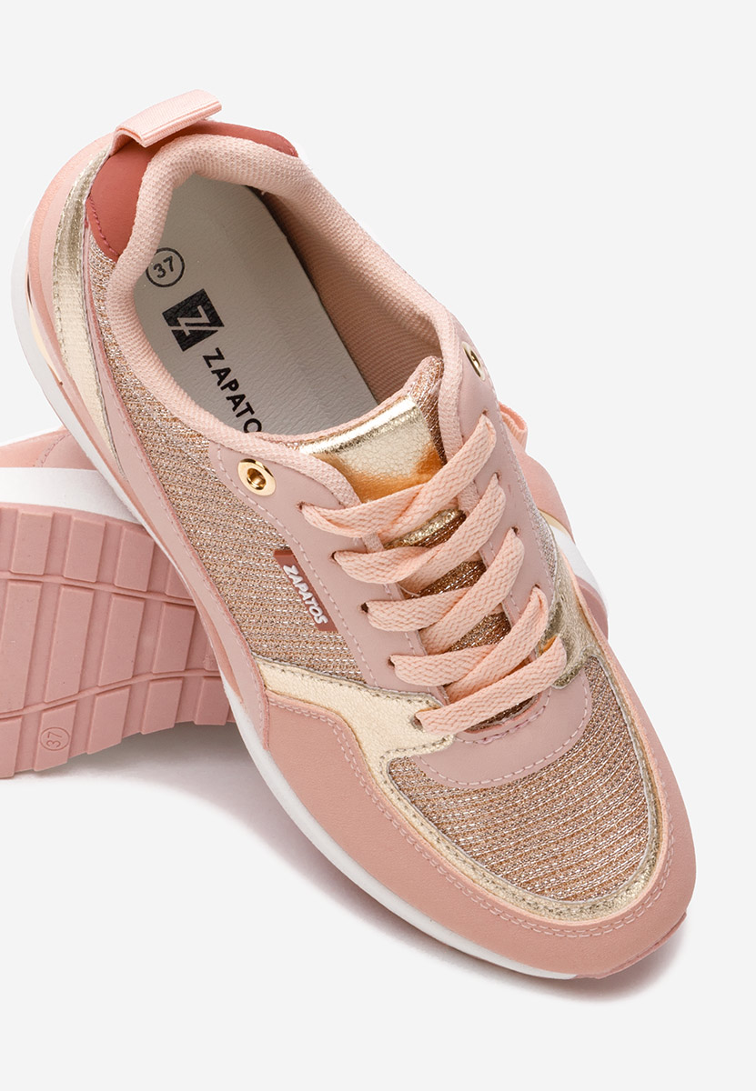 Sneakers cu platforma Zaneta roz