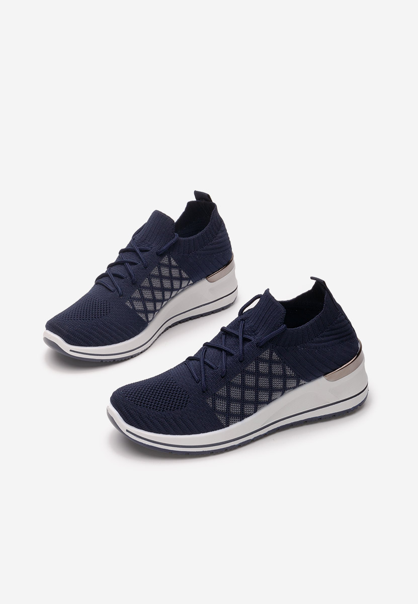 Sneakers cu platforma Uvesa navy