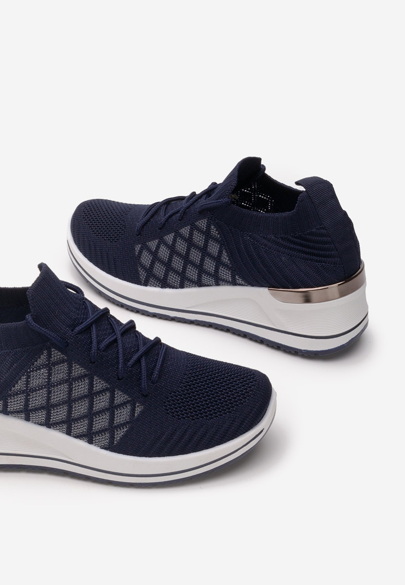 Sneakers cu platforma Uvesa navy