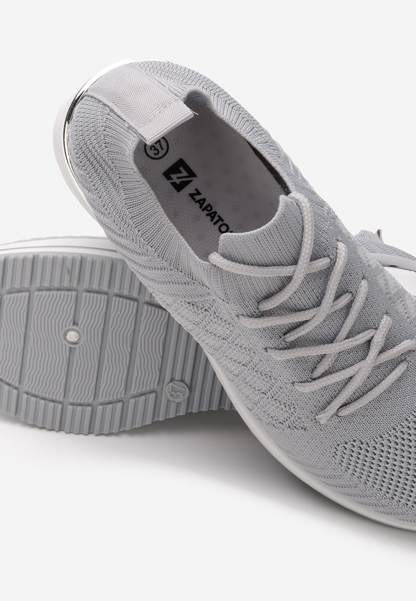 Sneakers cu platforma Uvesa gri