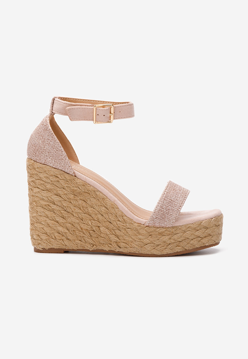 Sandale tip espadrile Siarra roz