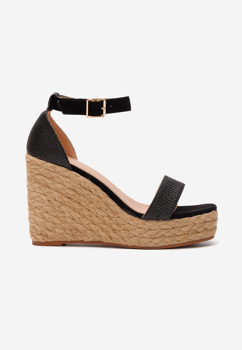 Sandale tip espadrile Siarra negre