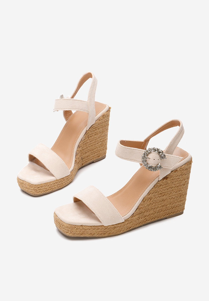 Sandale tip espadrile Anetta bej