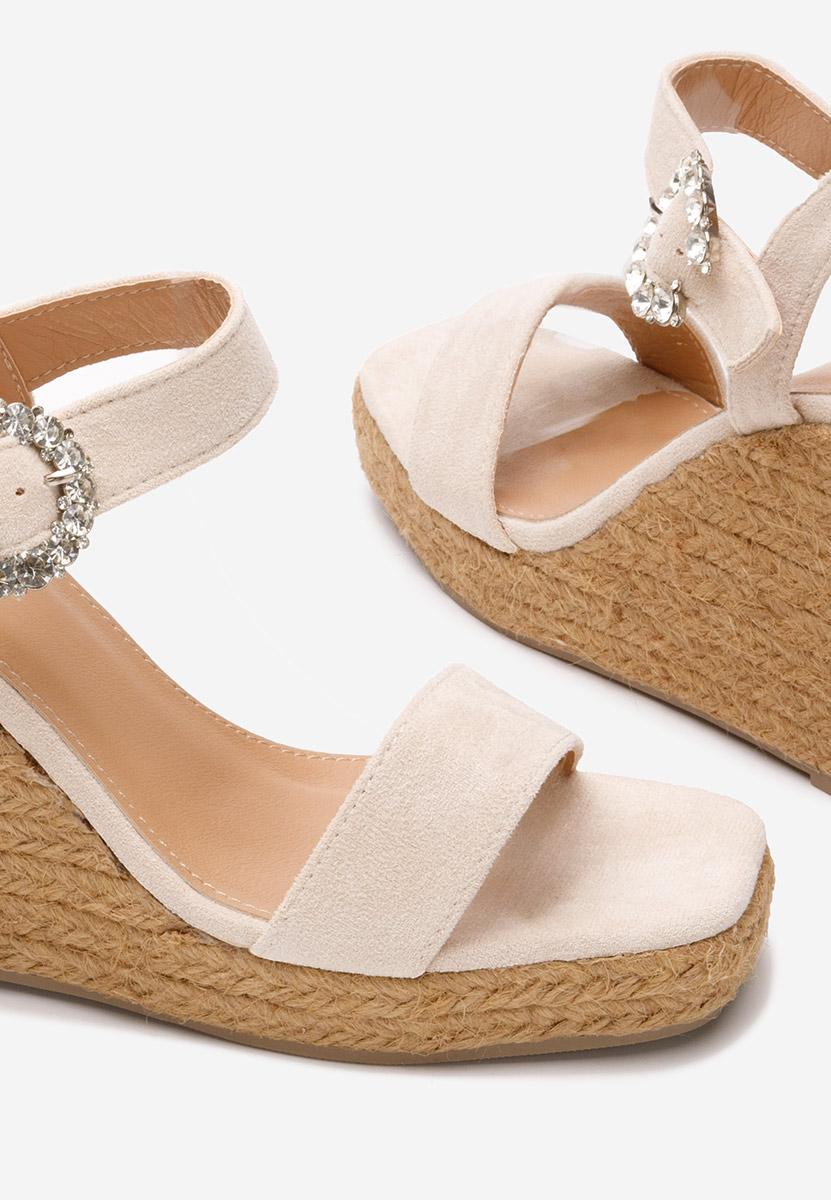 Sandale tip espadrile Anetta bej