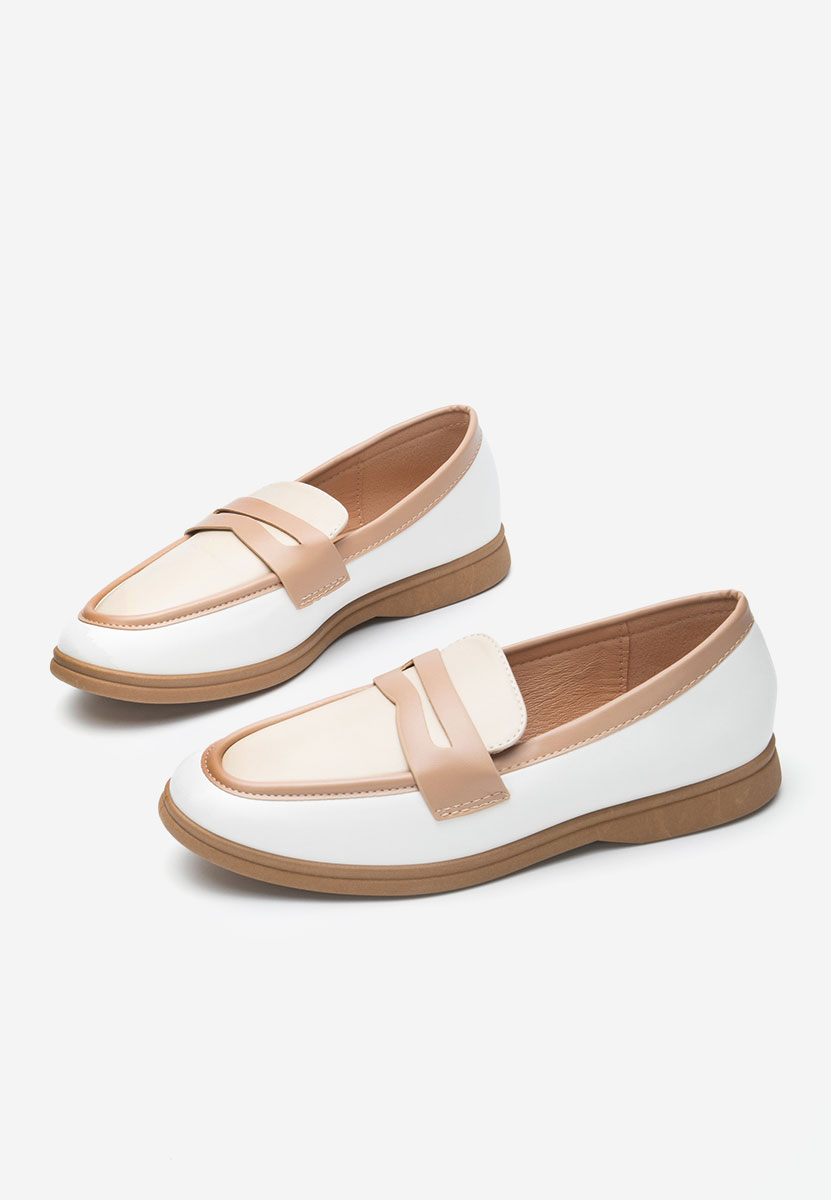 Loafers dama Sedona albi