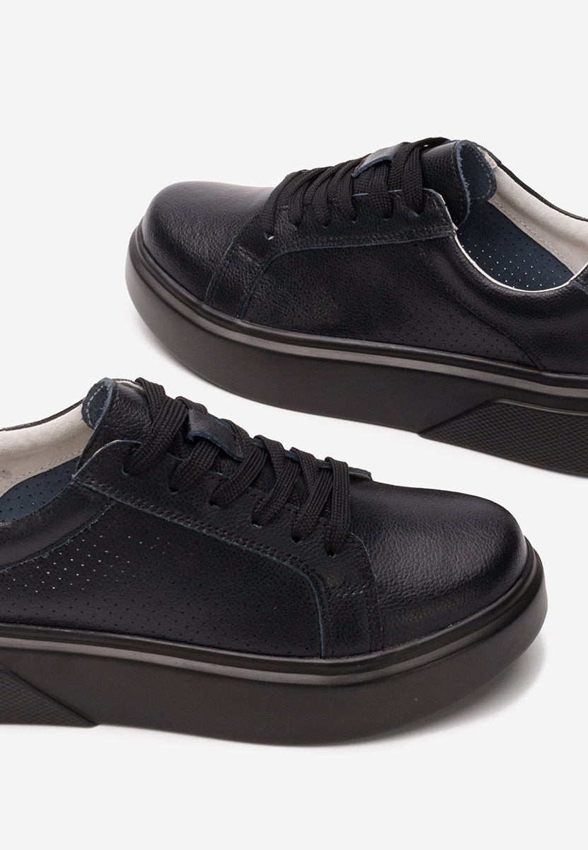 Sneakers dama piele Jenina negri