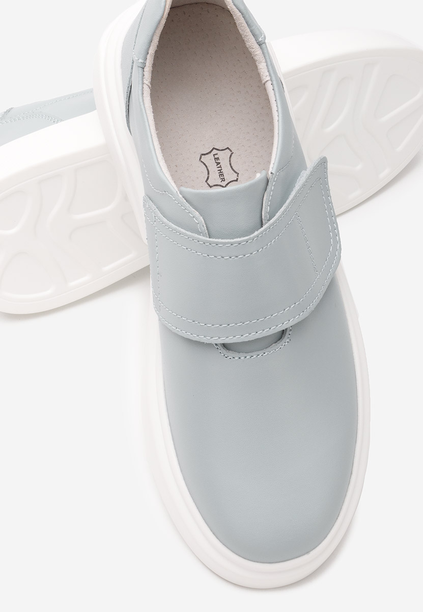 Pantofi casual dama piele Kally bleu