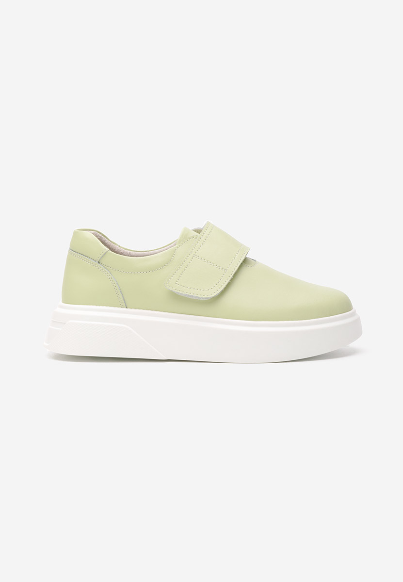 Pantofi casual dama piele Kally lime