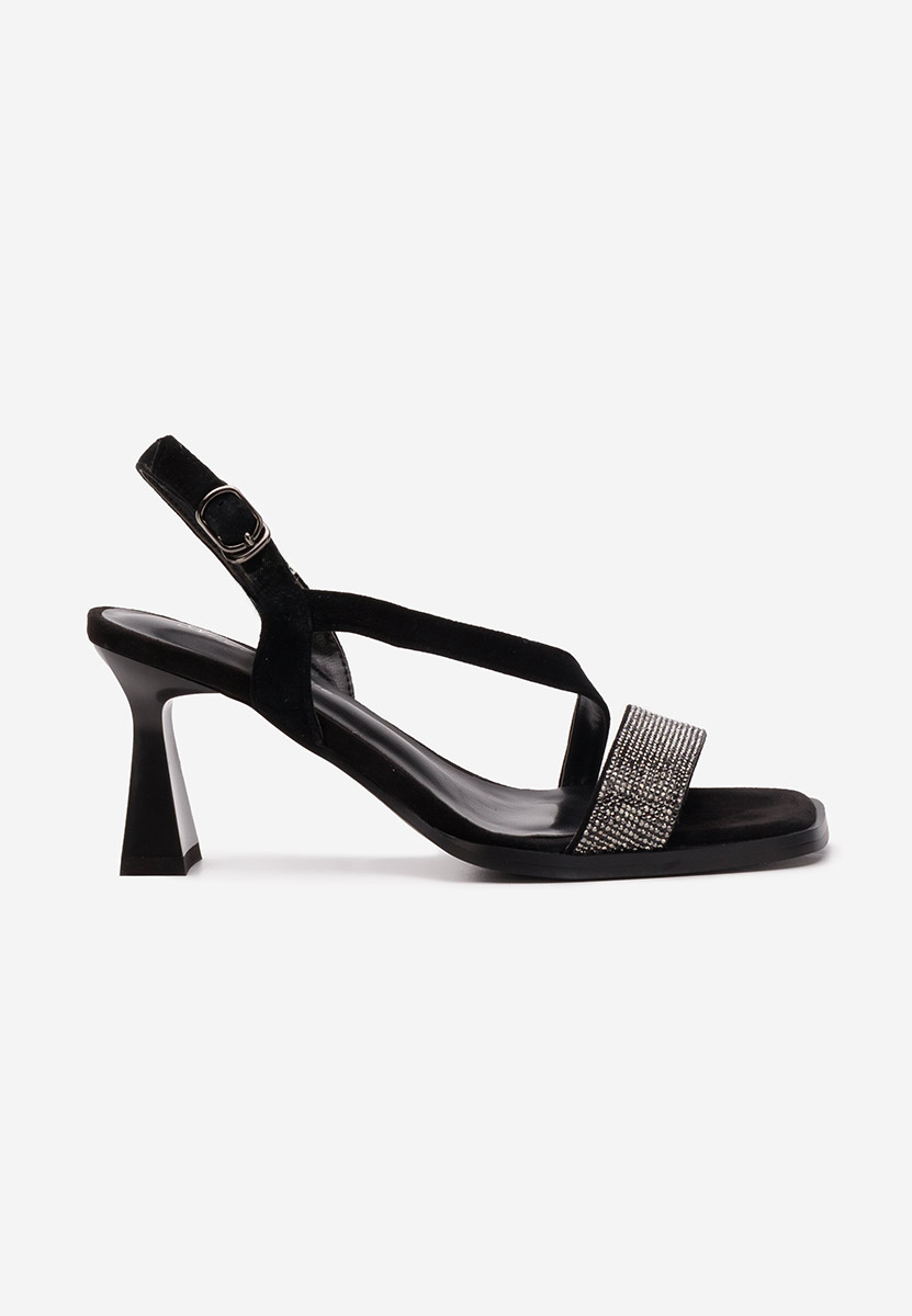 Sandale dama piele Catalya negre