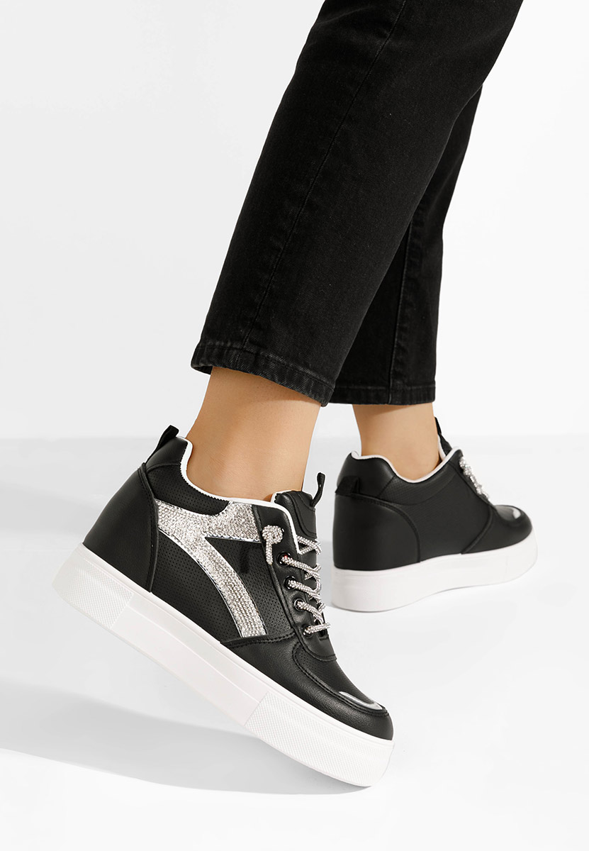 Sneakers dama cu platforma Hara negri