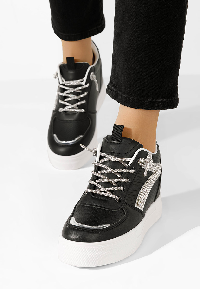 Sneakers dama cu platforma Hara negri