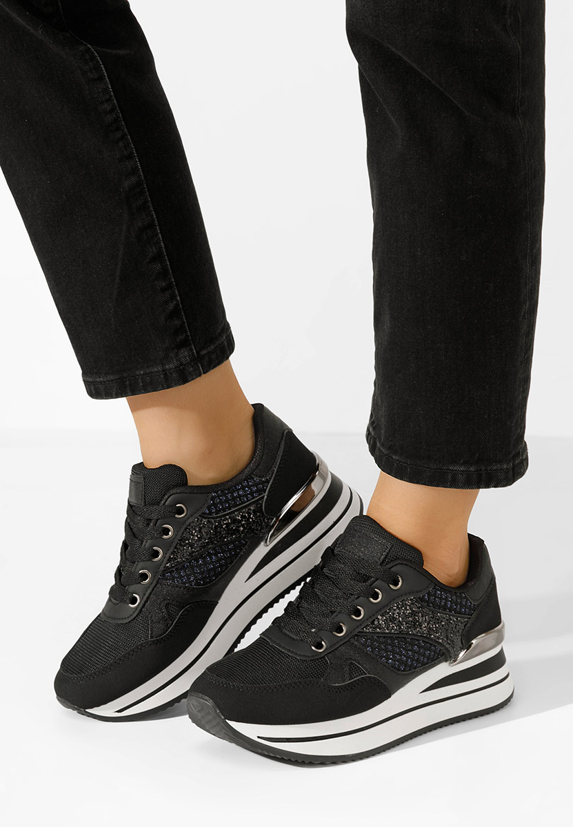 Sneakers cu platforma Camora negri