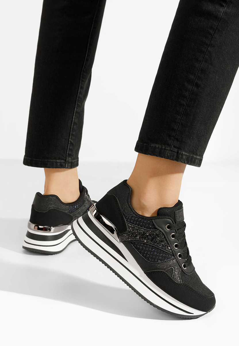 Sneakers cu platforma Camora negri