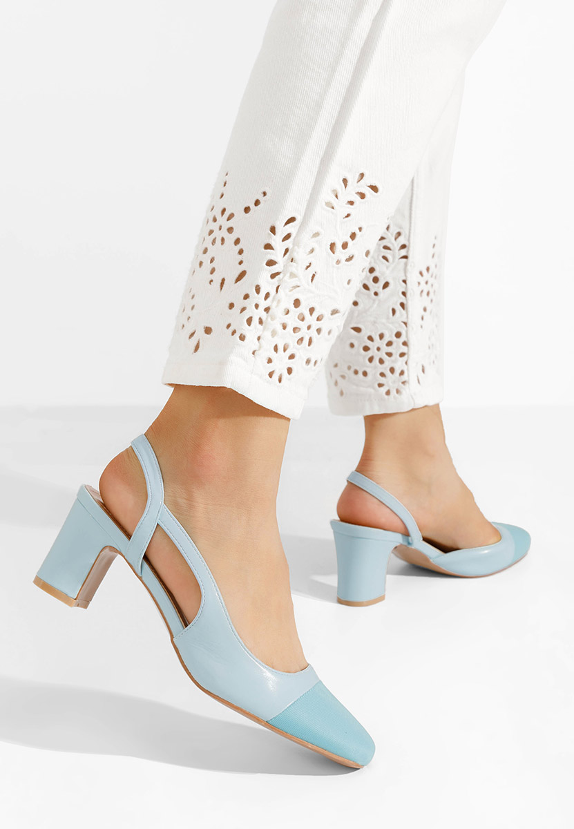 Pantofi slingback Emesa bleu