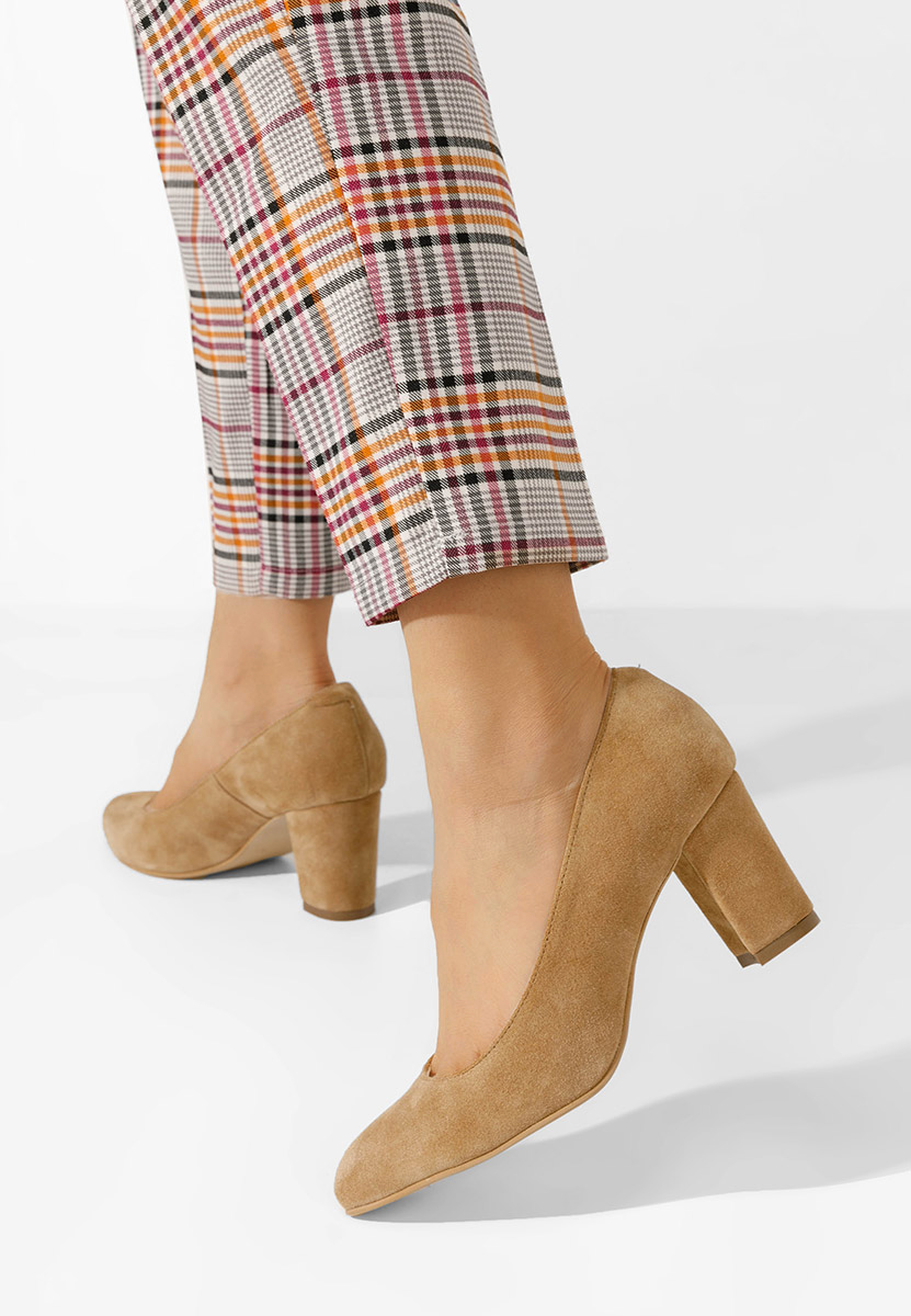 Pantofi dama piele Sienna camel