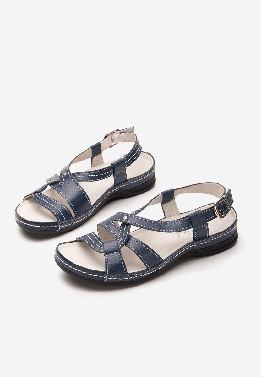 Sandale dama piele Zinga navy