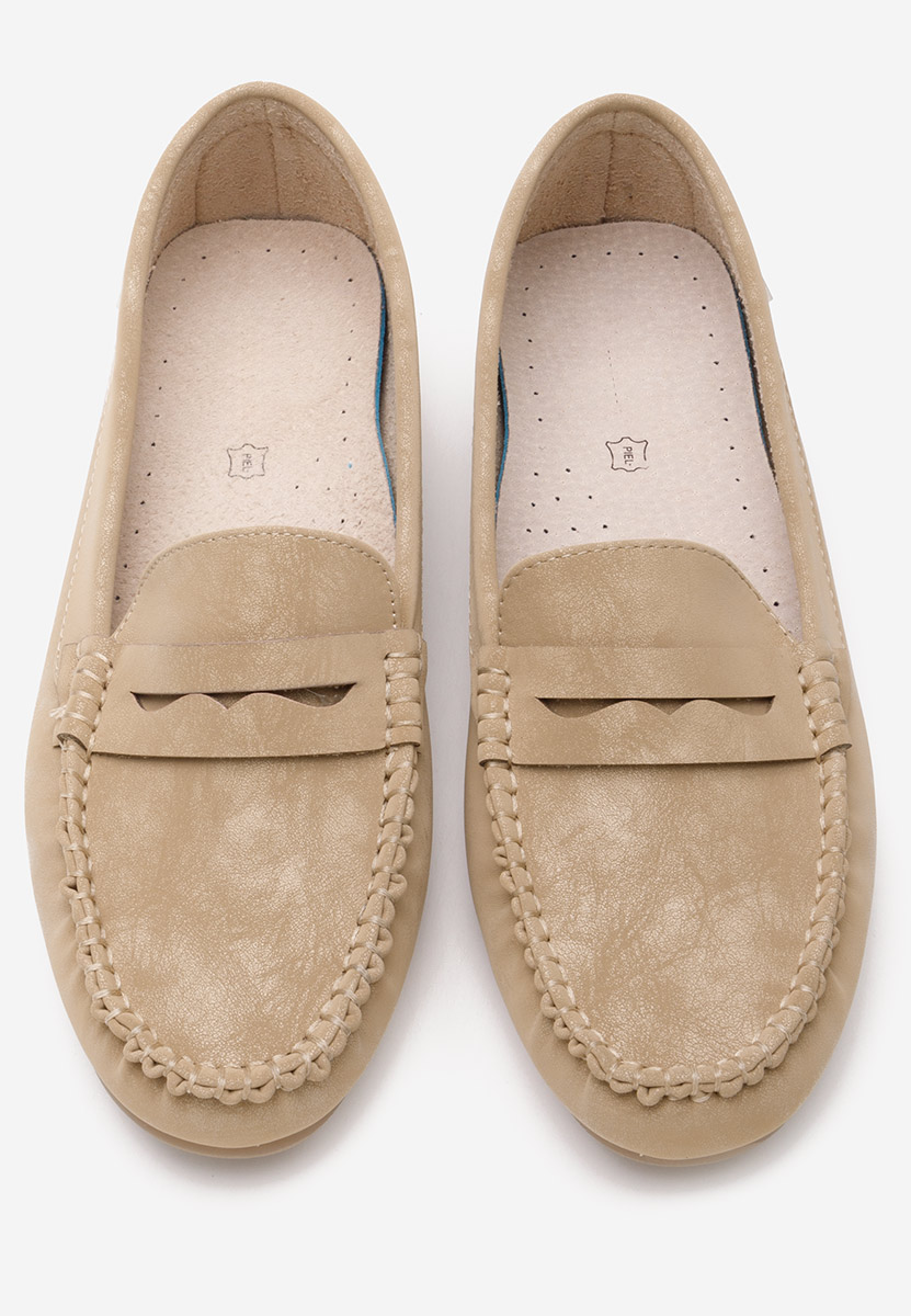 Mocasini dama Luminia V3 kaki