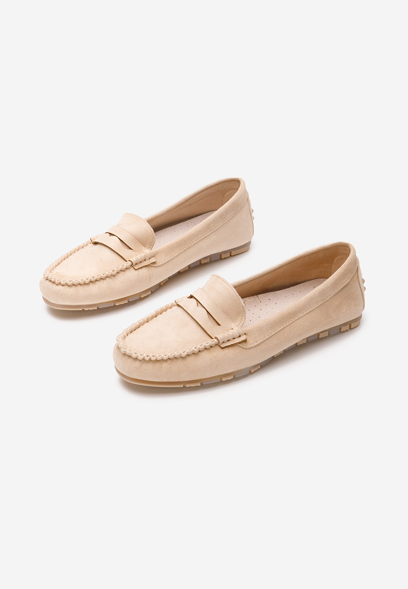 Mocasini dama Luminia V2 bej